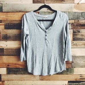super soft button-up Gap top